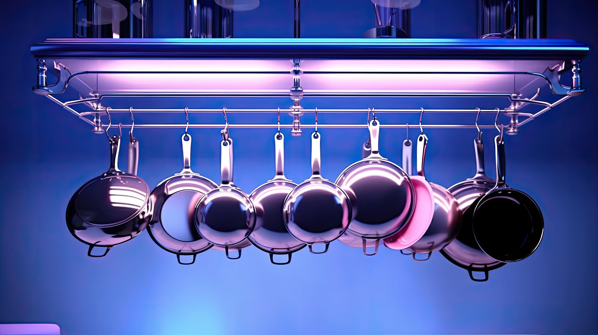 Tools and timers laid out on a stainless counter